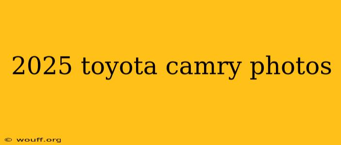 2025 toyota camry photos