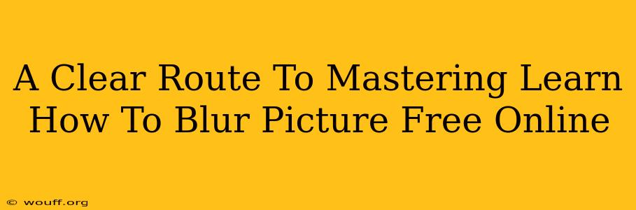 A Clear Route To Mastering Learn How To Blur Picture Free Online