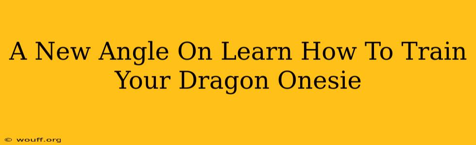 A New Angle On Learn How To Train Your Dragon Onesie