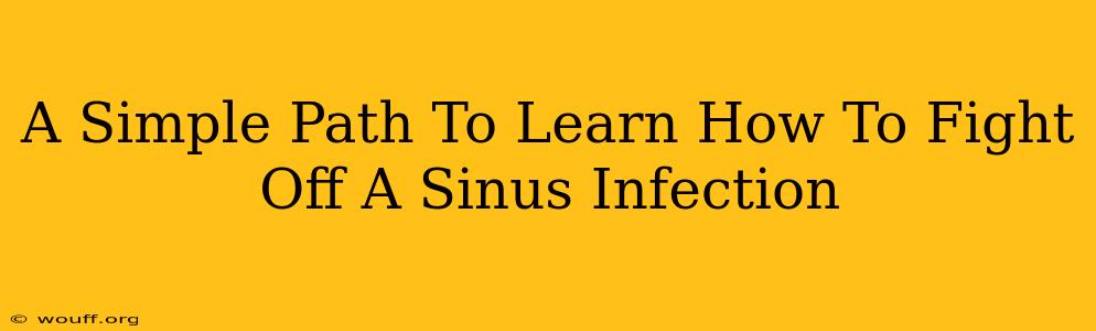 A Simple Path To Learn How To Fight Off A Sinus Infection