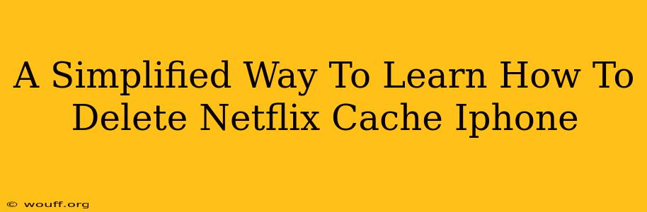 A Simplified Way To Learn How To Delete Netflix Cache Iphone