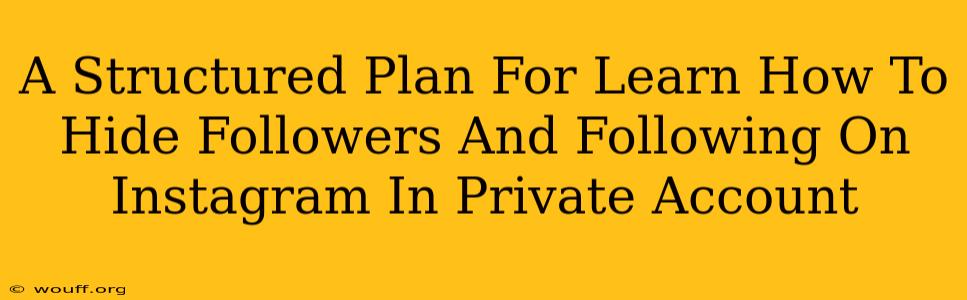 A Structured Plan For Learn How To Hide Followers And Following On Instagram In Private Account