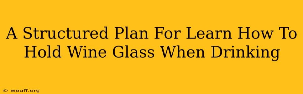 A Structured Plan For Learn How To Hold Wine Glass When Drinking