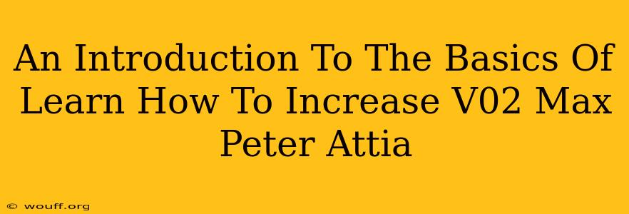 An Introduction To The Basics Of Learn How To Increase V02 Max Peter Attia