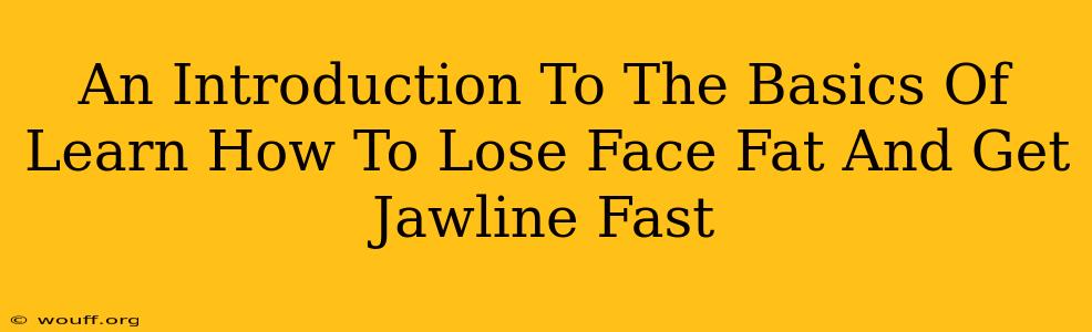 An Introduction To The Basics Of Learn How To Lose Face Fat And Get Jawline Fast