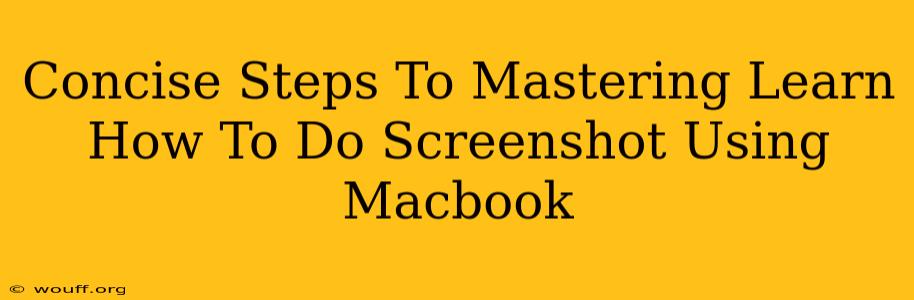 Concise Steps To Mastering Learn How To Do Screenshot Using Macbook