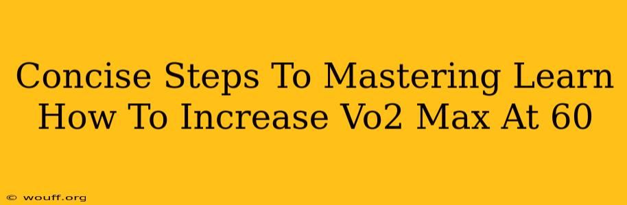 Concise Steps To Mastering Learn How To Increase Vo2 Max At 60