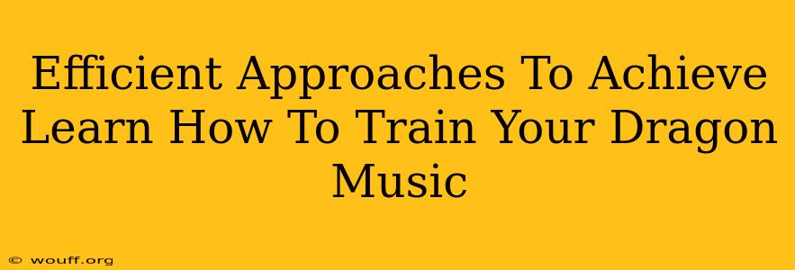 Efficient Approaches To Achieve Learn How To Train Your Dragon Music