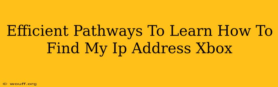 Efficient Pathways To Learn How To Find My Ip Address Xbox