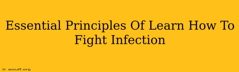 Essential Principles Of Learn How To Fight Infection