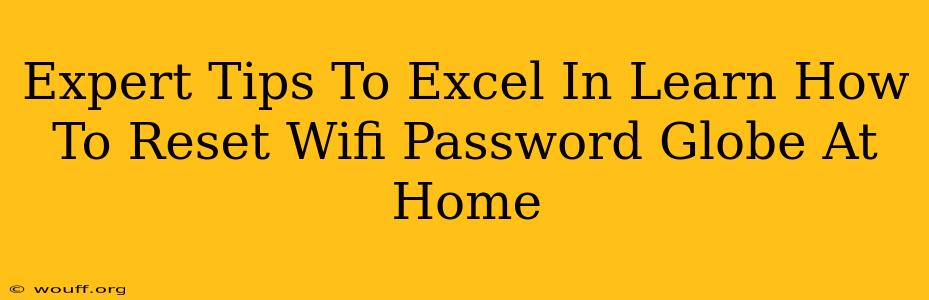 Expert Tips To Excel In Learn How To Reset Wifi Password Globe At Home