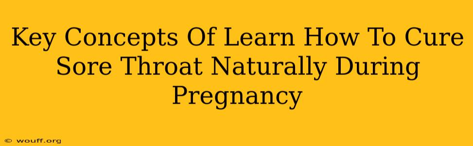 Key Concepts Of Learn How To Cure Sore Throat Naturally During Pregnancy