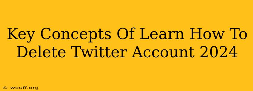 Key Concepts Of Learn How To Delete Twitter Account 2024