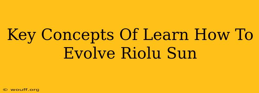 Key Concepts Of Learn How To Evolve Riolu Sun