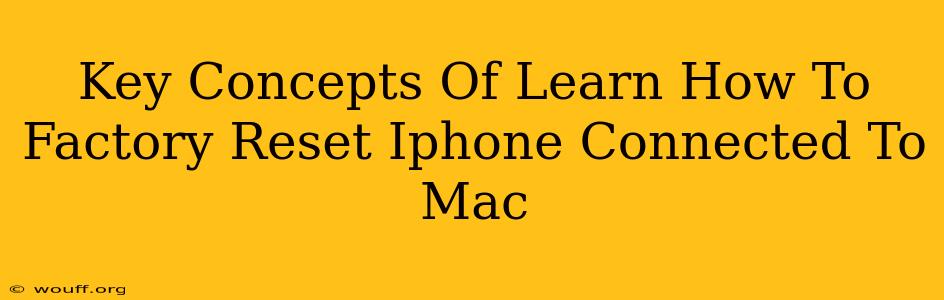 Key Concepts Of Learn How To Factory Reset Iphone Connected To Mac