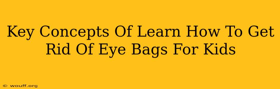 Key Concepts Of Learn How To Get Rid Of Eye Bags For Kids