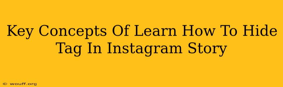 Key Concepts Of Learn How To Hide Tag In Instagram Story