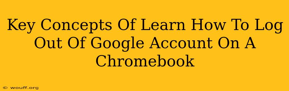 Key Concepts Of Learn How To Log Out Of Google Account On A Chromebook