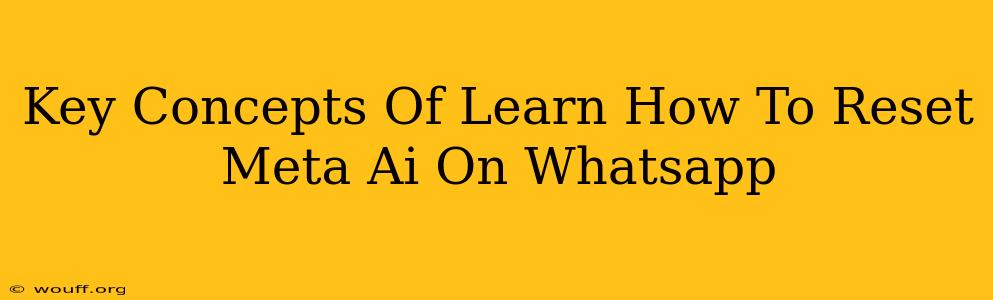 Key Concepts Of Learn How To Reset Meta Ai On Whatsapp