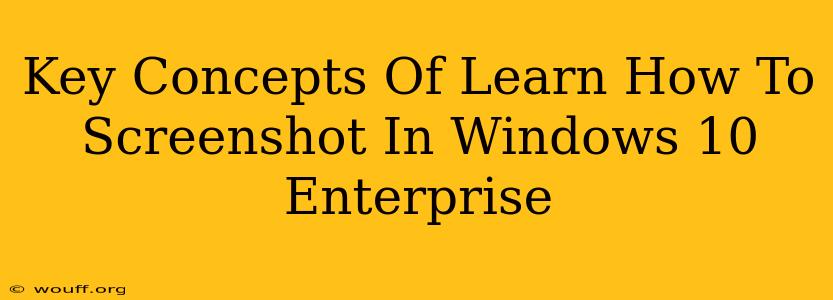 Key Concepts Of Learn How To Screenshot In Windows 10 Enterprise