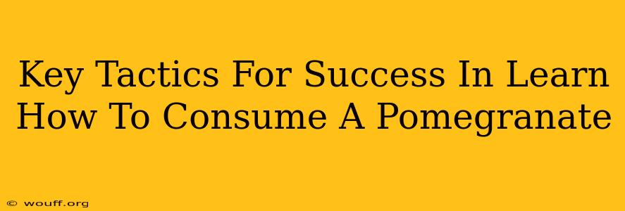 Key Tactics For Success In Learn How To Consume A Pomegranate