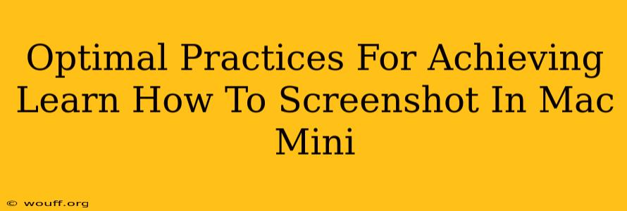 Optimal Practices For Achieving Learn How To Screenshot In Mac Mini