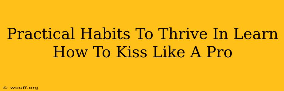 Practical Habits To Thrive In Learn How To Kiss Like A Pro