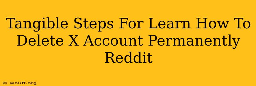 Tangible Steps For Learn How To Delete X Account Permanently Reddit