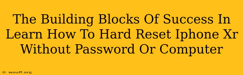 The Building Blocks Of Success In Learn How To Hard Reset Iphone Xr Without Password Or Computer