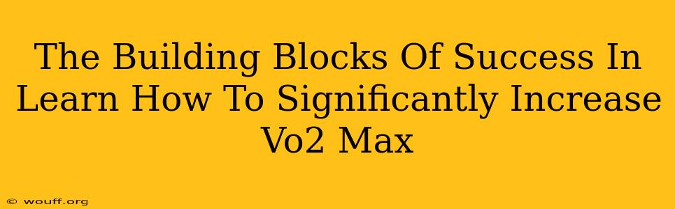 The Building Blocks Of Success In Learn How To Significantly Increase Vo2 Max