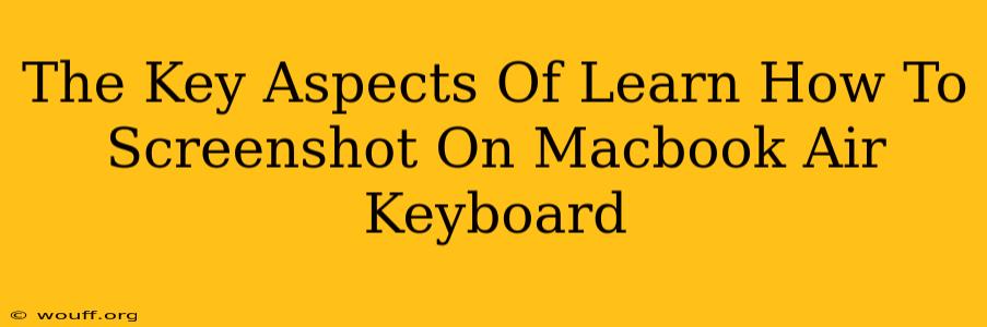 The Key Aspects Of Learn How To Screenshot On Macbook Air Keyboard