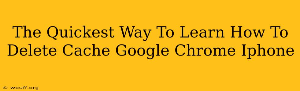The Quickest Way To Learn How To Delete Cache Google Chrome Iphone