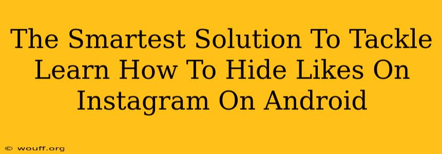 The Smartest Solution To Tackle Learn How To Hide Likes On Instagram On Android