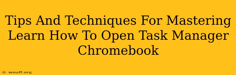 Tips And Techniques For Mastering Learn How To Open Task Manager Chromebook